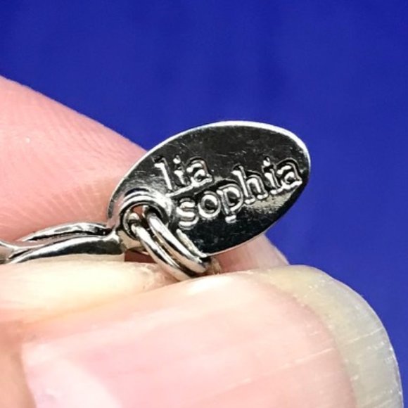 Lia Sophia Silver-Tone &Black Corded Bead Necklace - Picture 5 of 7